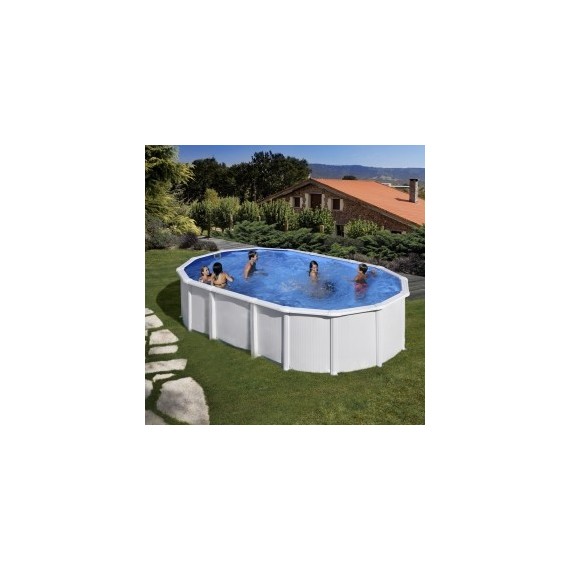 PONTAQUA FREE WHITE STAR 7,3x3,75x1,32 m ovál oldaltámasz nélküli medence
