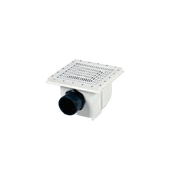 Fenékürítő fóliás Aquamax 315 x 315mm D110/125 ragasztós csatlakozóval