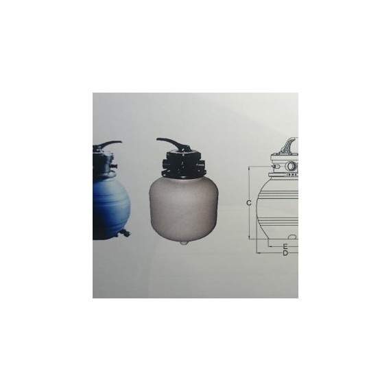 Neo Ø560mm 12m3/h Top 1 1/2"