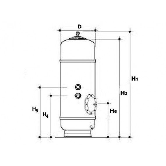 FHB 1m Ø800 15m3/h 2"