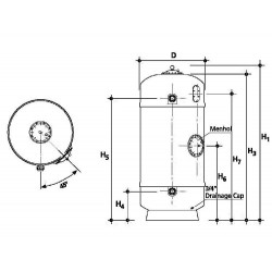 FHB Norm Ø630 9m3/h D75/50