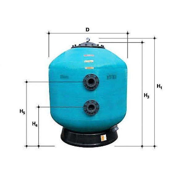 TRB Ø1200 1m 33m3/h Ø90