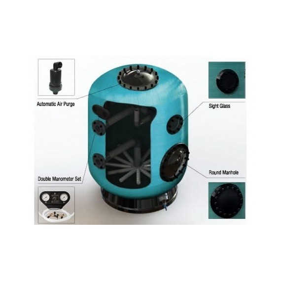 Homokszűrő kémlelő ablak Ø90 mm