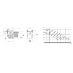 OPTIMA 100T 13m3/h H10m 1,0HP 400V