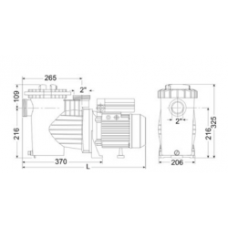 WINNER 50M 11,1m3/h H10m 0,5HP 230V