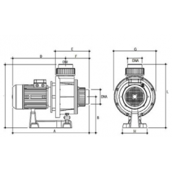 Flooder JET FLJ 300T 47m3/h H10m 3HP 230V/400V