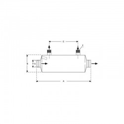 Hőcserélő D-HWT 35 - 40 kW