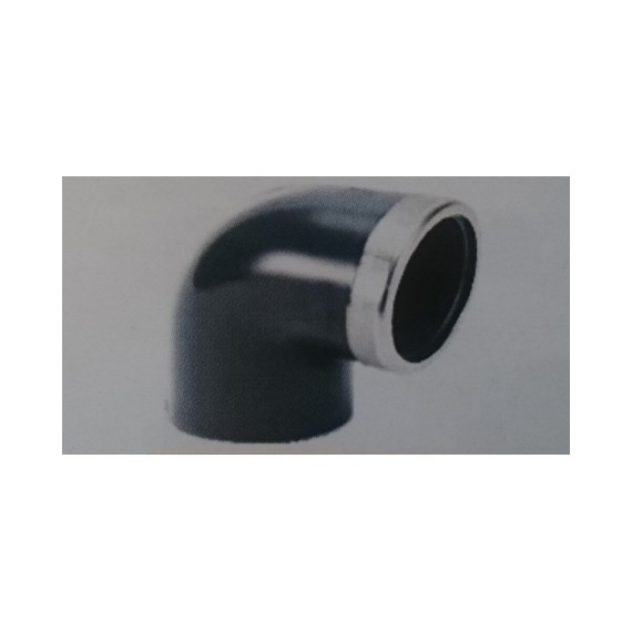 BM Könyök, fémgyűrűvel 90º D 025 x 3/4” PN16 BM Könyök, fémgyűrűvel 90º D 025 x 3/4” PN16