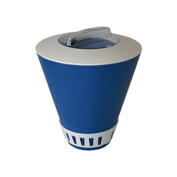 Vegyszeradagoló, vízen úszó, Praher