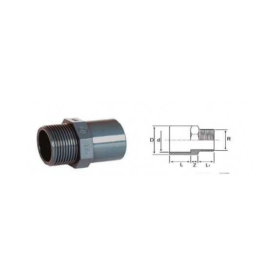 KM karmantyú D 063 - 75 x 2 1/2” PN 16