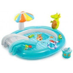 Krokodilos élménymedence 203cm x 173cm x89cm