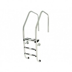 Létra, extra nagy ívű ívű 3 fokos AISI316