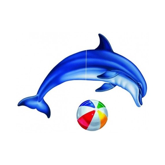 Víztti matrica, Delfin labdával kicsi