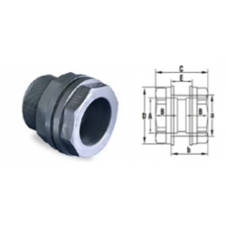 Tartály csatlakozó D90-4"