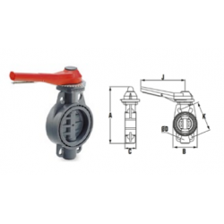 Pillangószelep D110