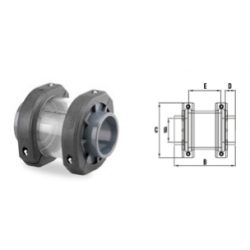 Átlátszó csőszakasz D63