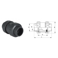 Golyós visszacsapó szelep D25